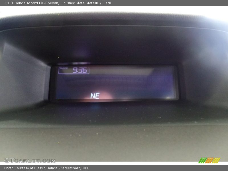 Polished Metal Metallic / Black 2011 Honda Accord EX-L Sedan
