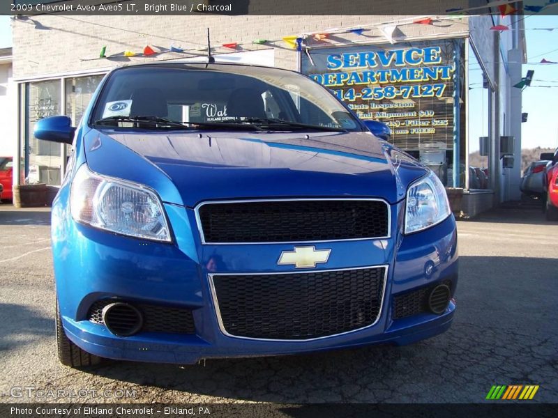Bright Blue / Charcoal 2009 Chevrolet Aveo Aveo5 LT