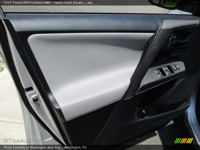 Classic Silver Metallic / Ash 2015 Toyota RAV4 Limited AWD