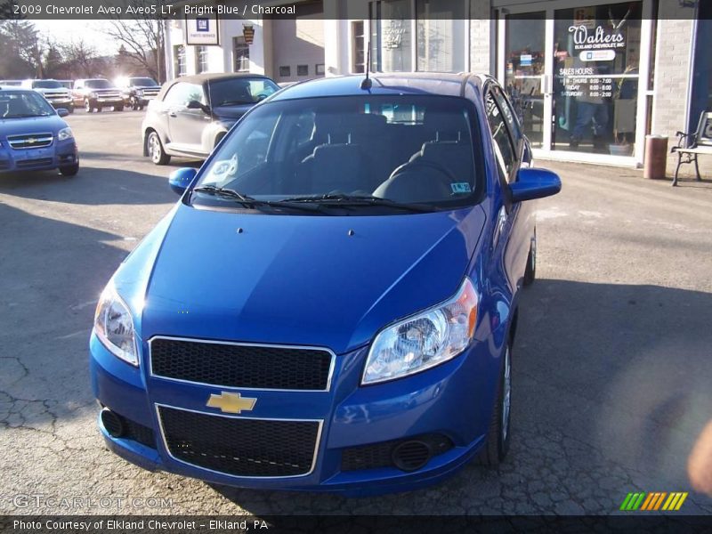 Bright Blue / Charcoal 2009 Chevrolet Aveo Aveo5 LT