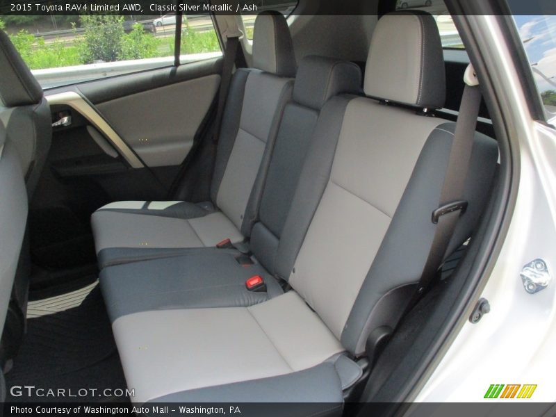 Classic Silver Metallic / Ash 2015 Toyota RAV4 Limited AWD