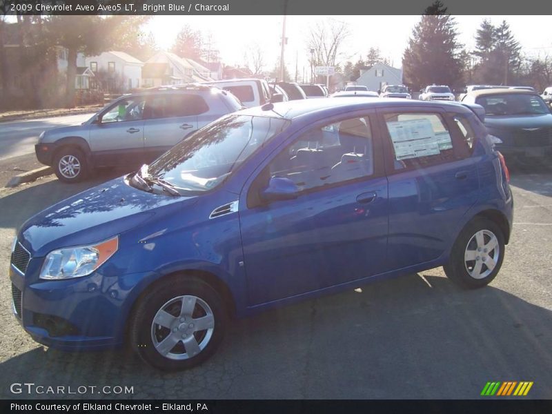 Bright Blue / Charcoal 2009 Chevrolet Aveo Aveo5 LT