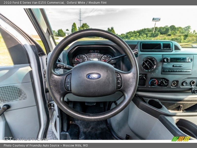 Oxford White / Medium Flint 2010 Ford E Series Van E150 Commercial