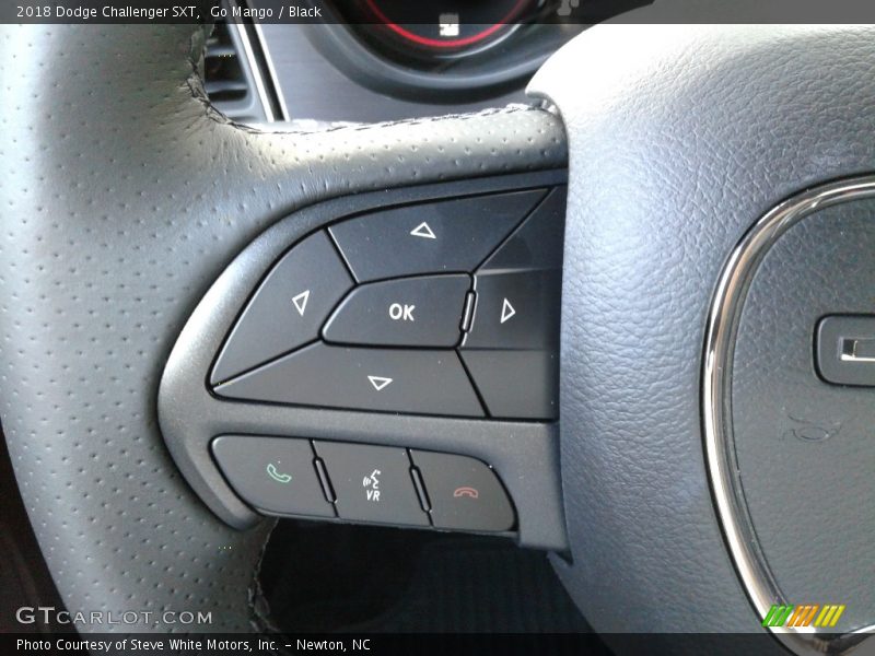 Go Mango / Black 2018 Dodge Challenger SXT