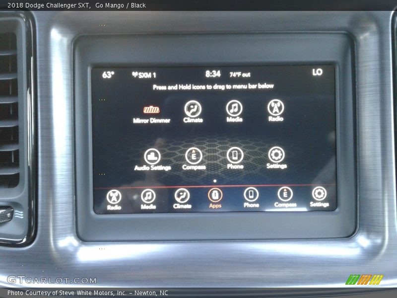 Go Mango / Black 2018 Dodge Challenger SXT
