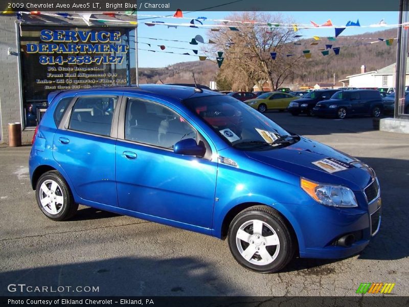 Bright Blue / Charcoal 2009 Chevrolet Aveo Aveo5 LT