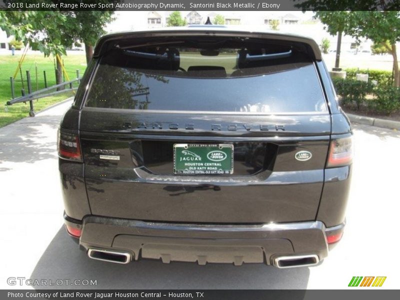 Santorini Black Metallic / Ebony 2018 Land Rover Range Rover Sport Autobiography Dynamic