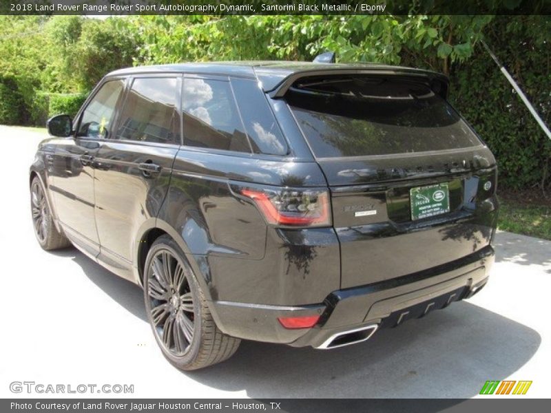 Santorini Black Metallic / Ebony 2018 Land Rover Range Rover Sport Autobiography Dynamic