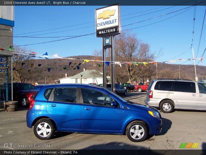Bright Blue / Charcoal 2009 Chevrolet Aveo Aveo5 LT