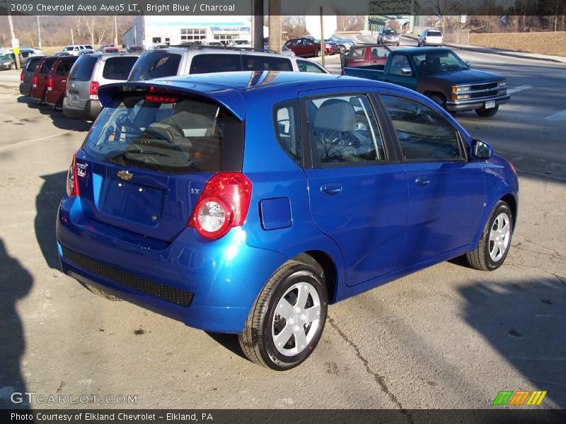 Bright Blue / Charcoal 2009 Chevrolet Aveo Aveo5 LT