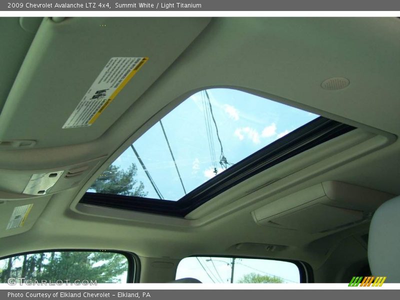 Summit White / Light Titanium 2009 Chevrolet Avalanche LTZ 4x4