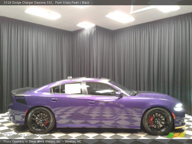 Plum Crazy Pearl / Black 2018 Dodge Charger Daytona 392