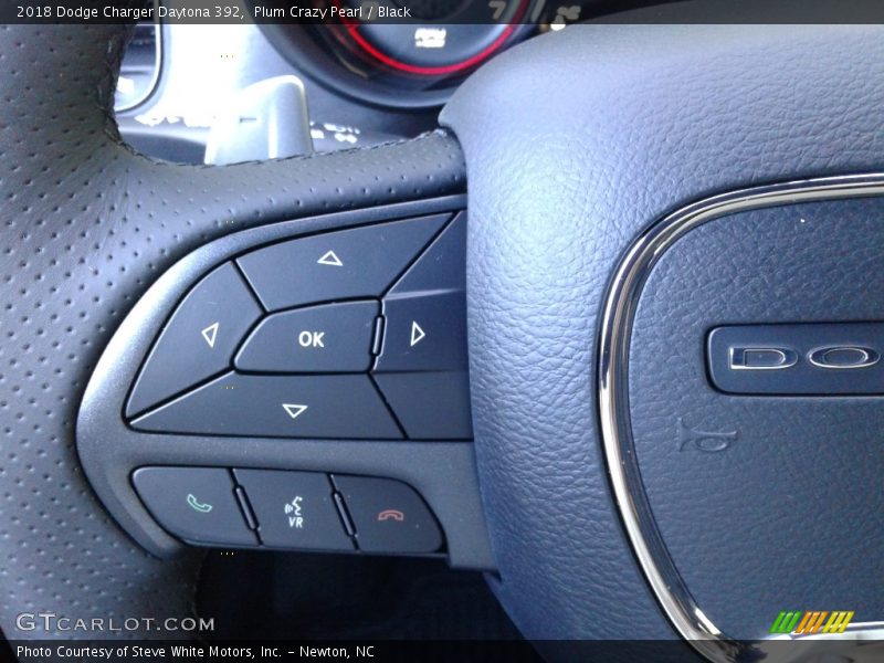 Plum Crazy Pearl / Black 2018 Dodge Charger Daytona 392