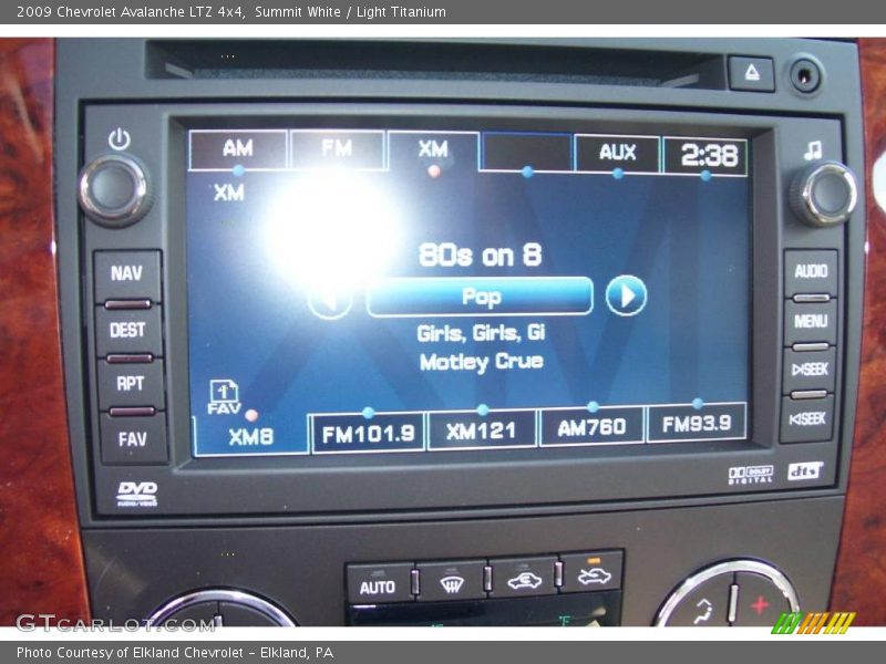 Summit White / Light Titanium 2009 Chevrolet Avalanche LTZ 4x4