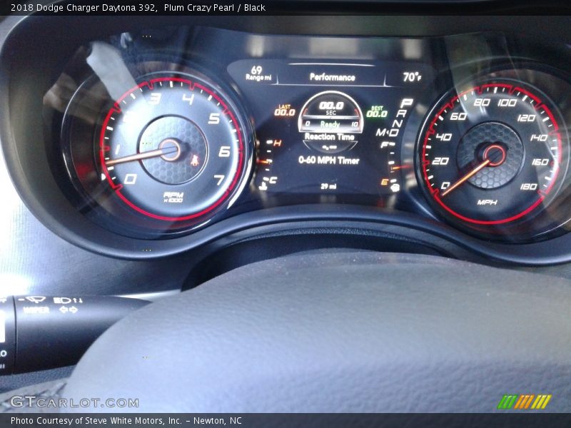 Plum Crazy Pearl / Black 2018 Dodge Charger Daytona 392