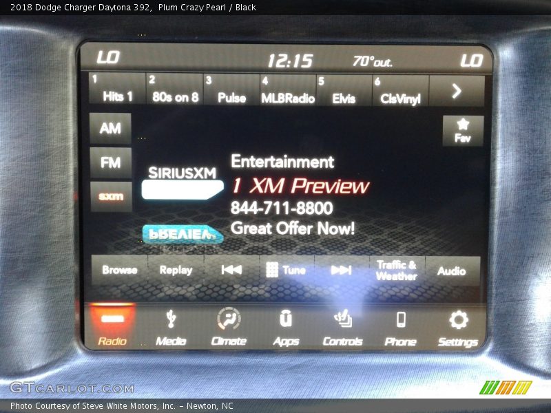 Plum Crazy Pearl / Black 2018 Dodge Charger Daytona 392