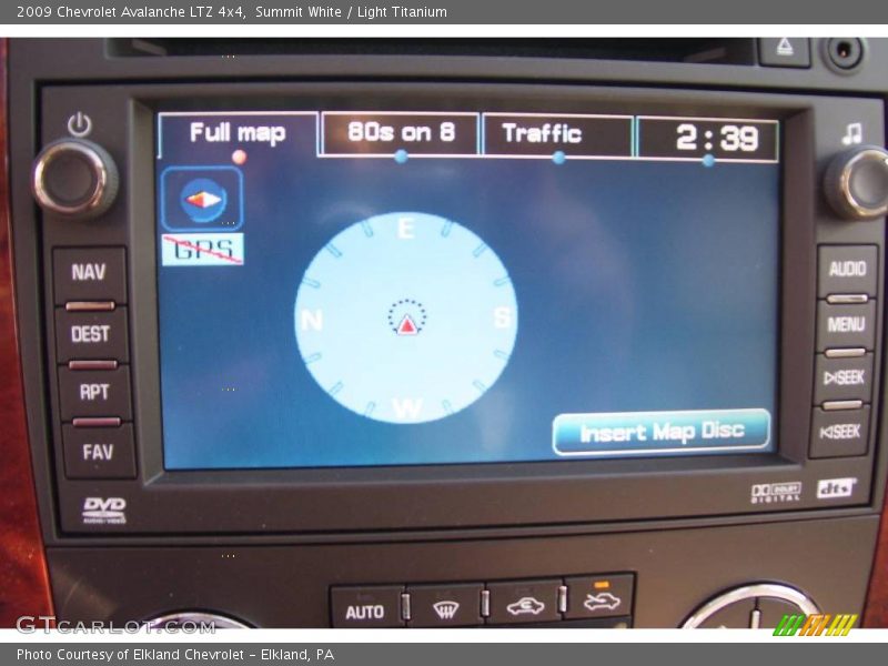 Summit White / Light Titanium 2009 Chevrolet Avalanche LTZ 4x4