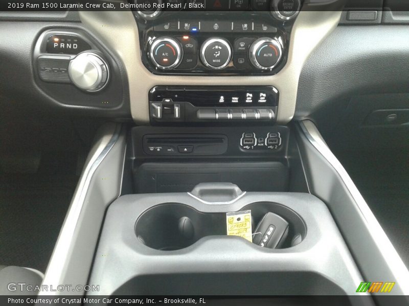 Delmonico Red Pearl / Black 2019 Ram 1500 Laramie Crew Cab