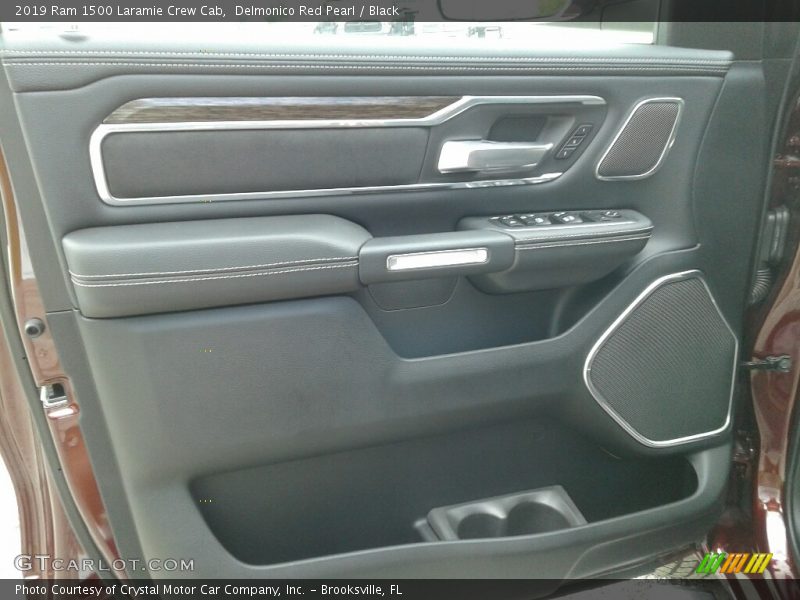 Delmonico Red Pearl / Black 2019 Ram 1500 Laramie Crew Cab