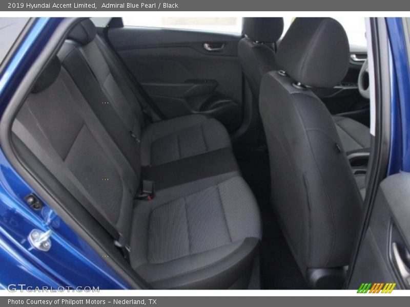 Admiral Blue Pearl / Black 2019 Hyundai Accent Limited