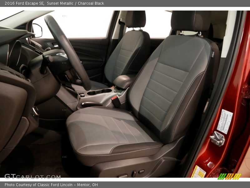 Sunset Metallic / Charcoal Black 2016 Ford Escape SE