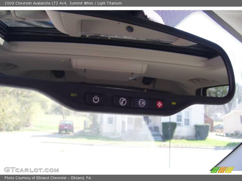 Summit White / Light Titanium 2009 Chevrolet Avalanche LTZ 4x4