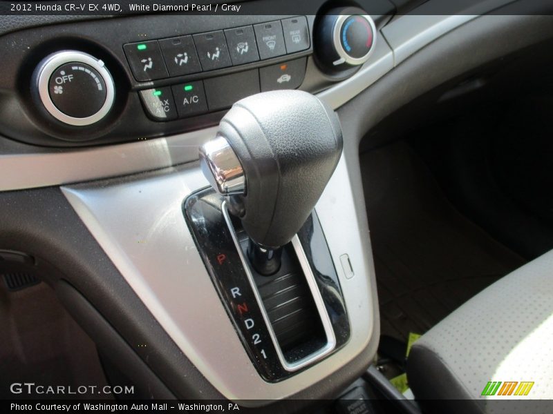 White Diamond Pearl / Gray 2012 Honda CR-V EX 4WD