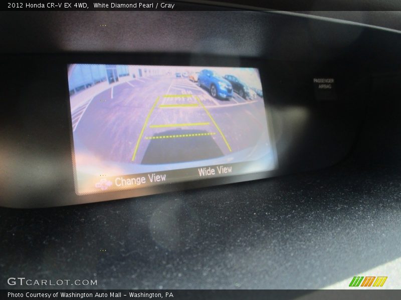 White Diamond Pearl / Gray 2012 Honda CR-V EX 4WD