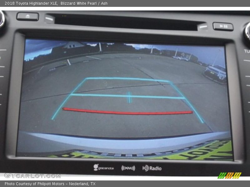 Blizzard White Pearl / Ash 2018 Toyota Highlander XLE