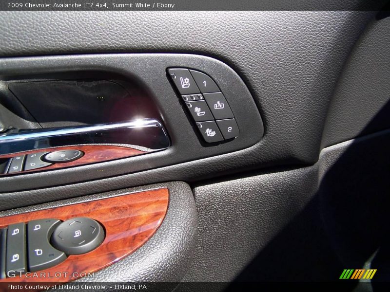 Summit White / Ebony 2009 Chevrolet Avalanche LTZ 4x4