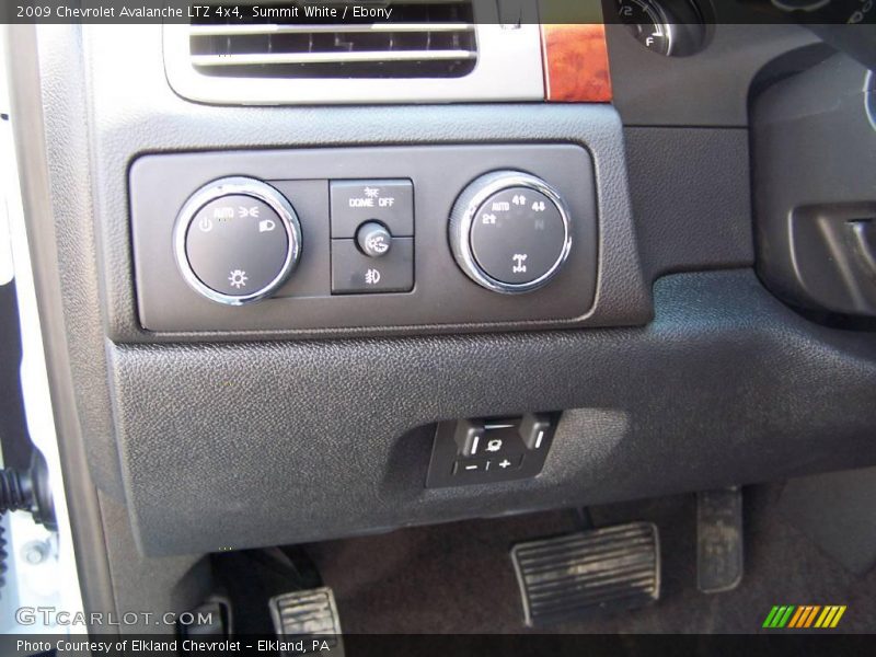 Summit White / Ebony 2009 Chevrolet Avalanche LTZ 4x4