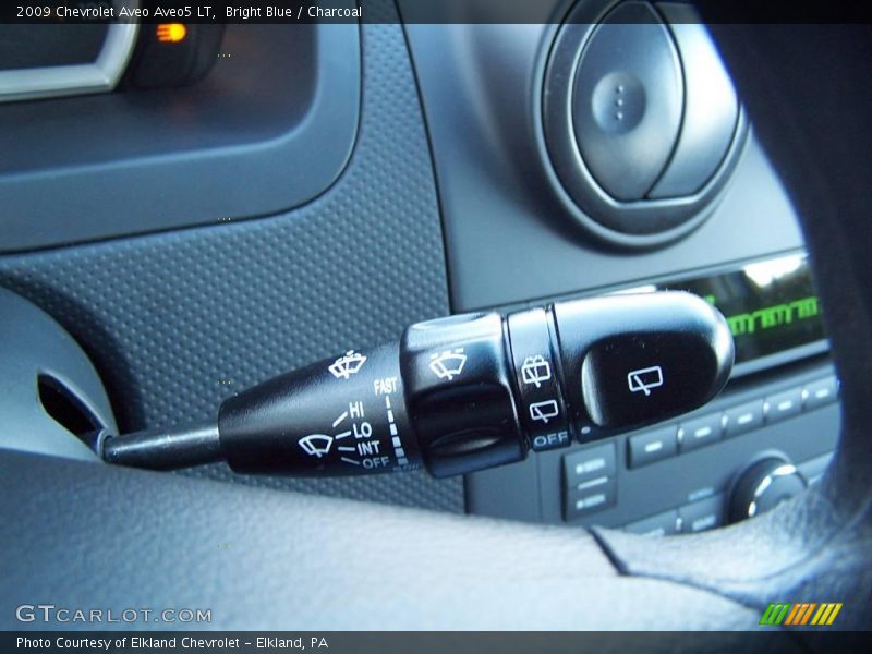 Bright Blue / Charcoal 2009 Chevrolet Aveo Aveo5 LT