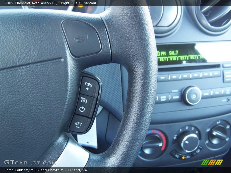 Bright Blue / Charcoal 2009 Chevrolet Aveo Aveo5 LT