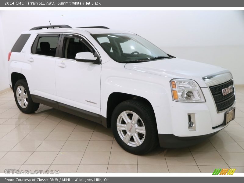 Summit White / Jet Black 2014 GMC Terrain SLE AWD
