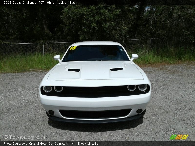 White Knuckle / Black 2018 Dodge Challenger SXT