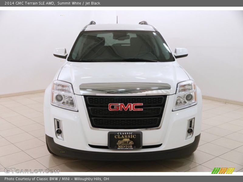 Summit White / Jet Black 2014 GMC Terrain SLE AWD