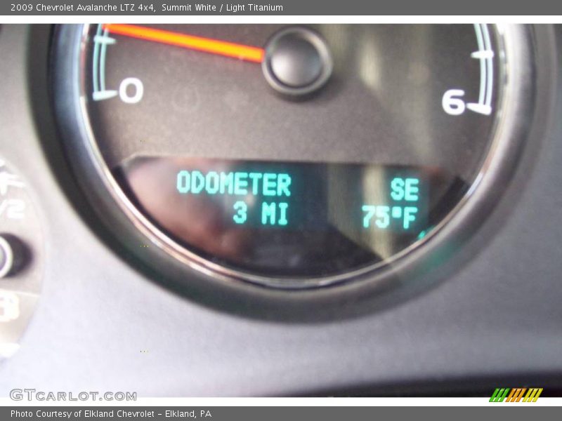 Summit White / Light Titanium 2009 Chevrolet Avalanche LTZ 4x4