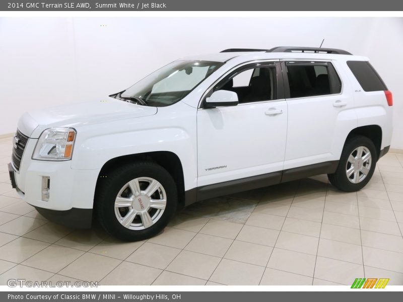 Summit White / Jet Black 2014 GMC Terrain SLE AWD