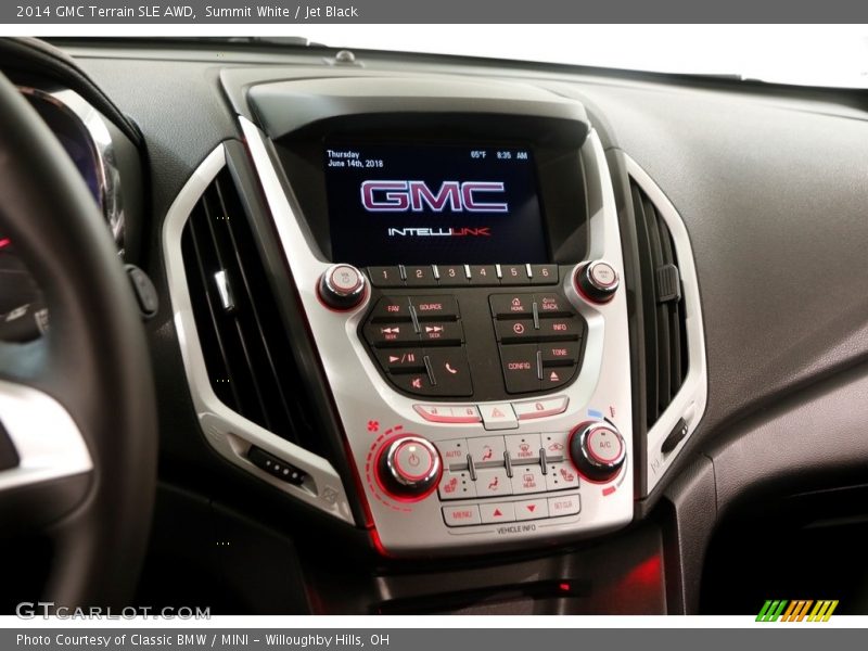 Summit White / Jet Black 2014 GMC Terrain SLE AWD
