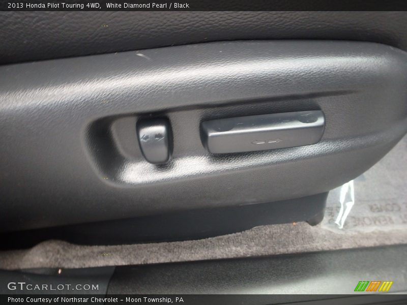 White Diamond Pearl / Black 2013 Honda Pilot Touring 4WD