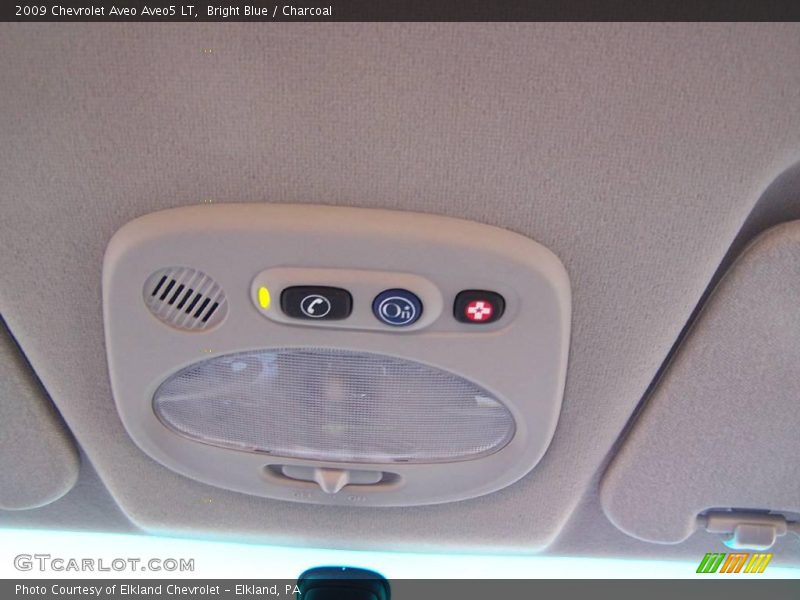 Bright Blue / Charcoal 2009 Chevrolet Aveo Aveo5 LT