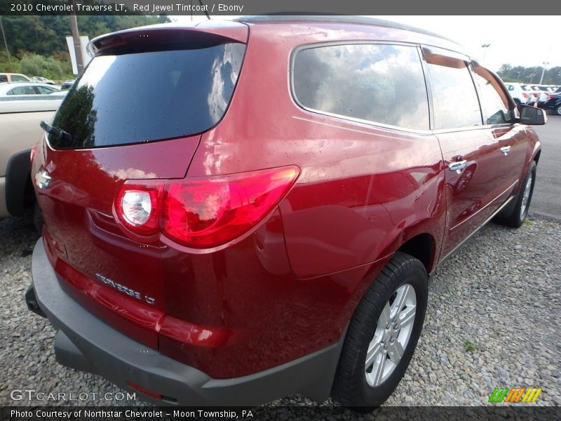 Red Jewel Tintcoat / Ebony 2010 Chevrolet Traverse LT