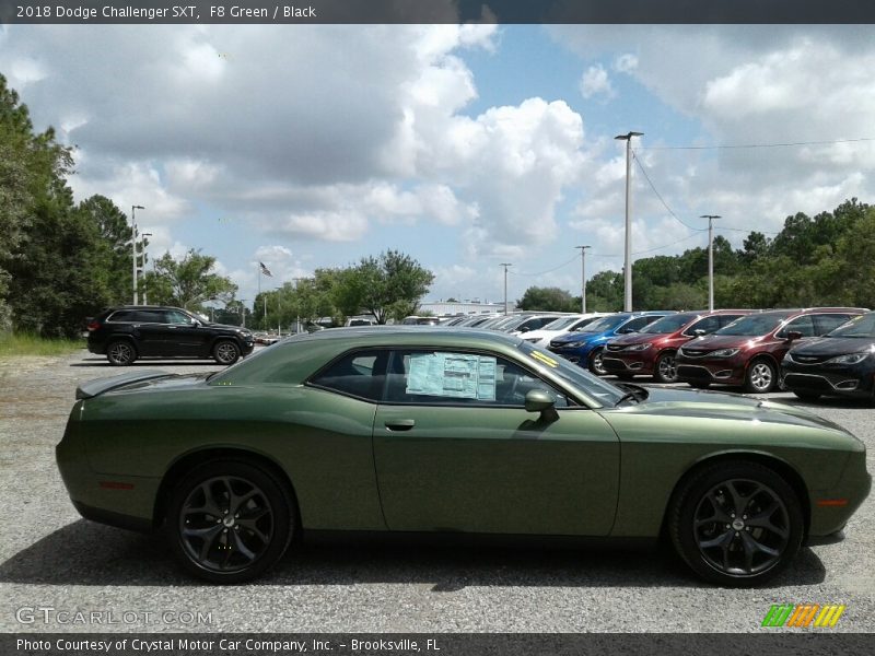 F8 Green / Black 2018 Dodge Challenger SXT