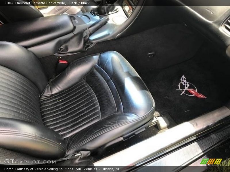 Black / Black 2004 Chevrolet Corvette Convertible