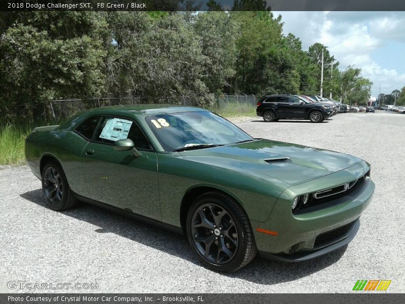 F8 Green / Black 2018 Dodge Challenger SXT