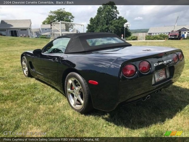 Black / Black 2004 Chevrolet Corvette Convertible