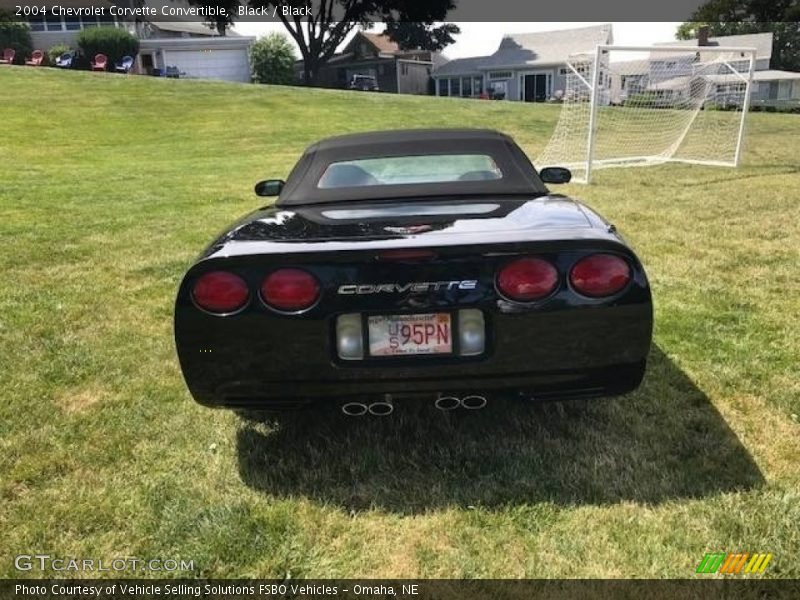 Black / Black 2004 Chevrolet Corvette Convertible