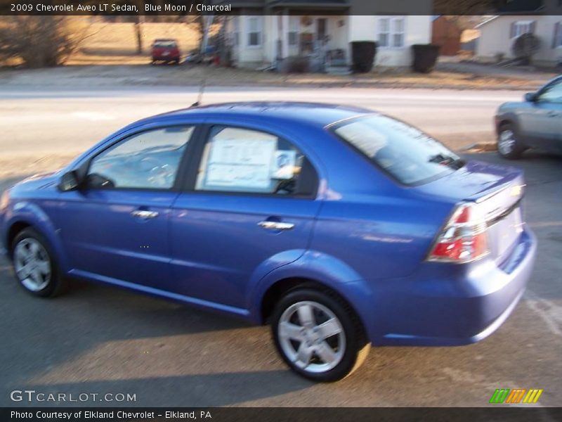 Blue Moon / Charcoal 2009 Chevrolet Aveo LT Sedan