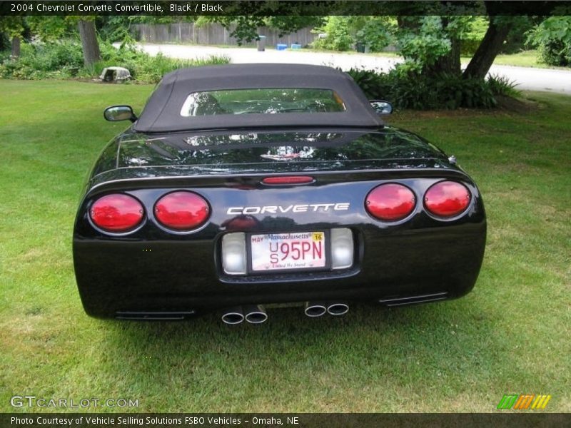 Black / Black 2004 Chevrolet Corvette Convertible