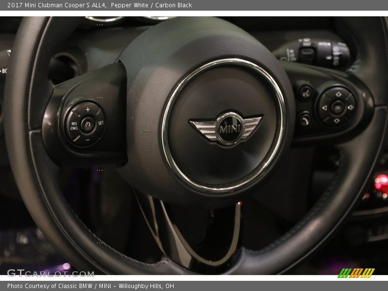 Pepper White / Carbon Black 2017 Mini Clubman Cooper S ALL4